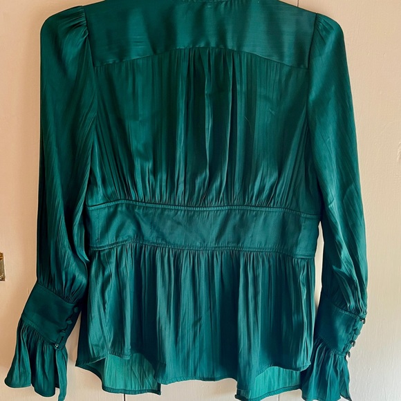 Anthropologie flare sleeve button up blouse - Picture 3 of 7